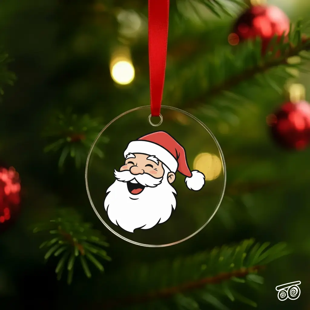 Santa Christmas Ornament