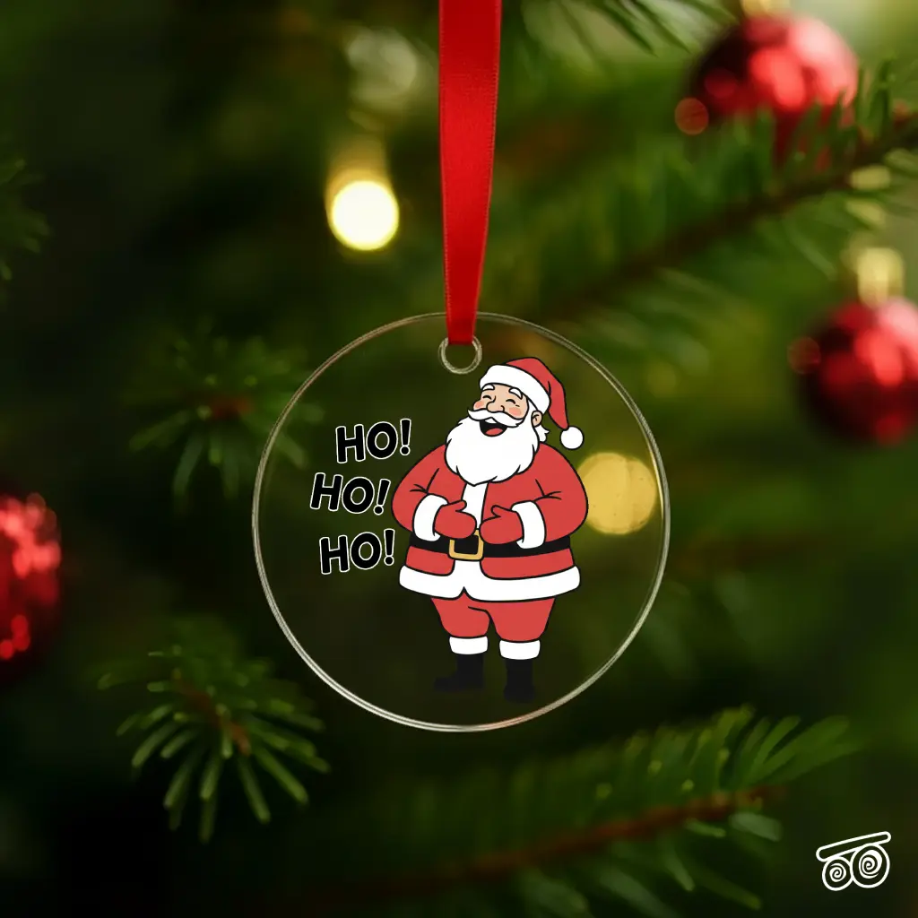 Ho Ho Ho Christmas Ornament